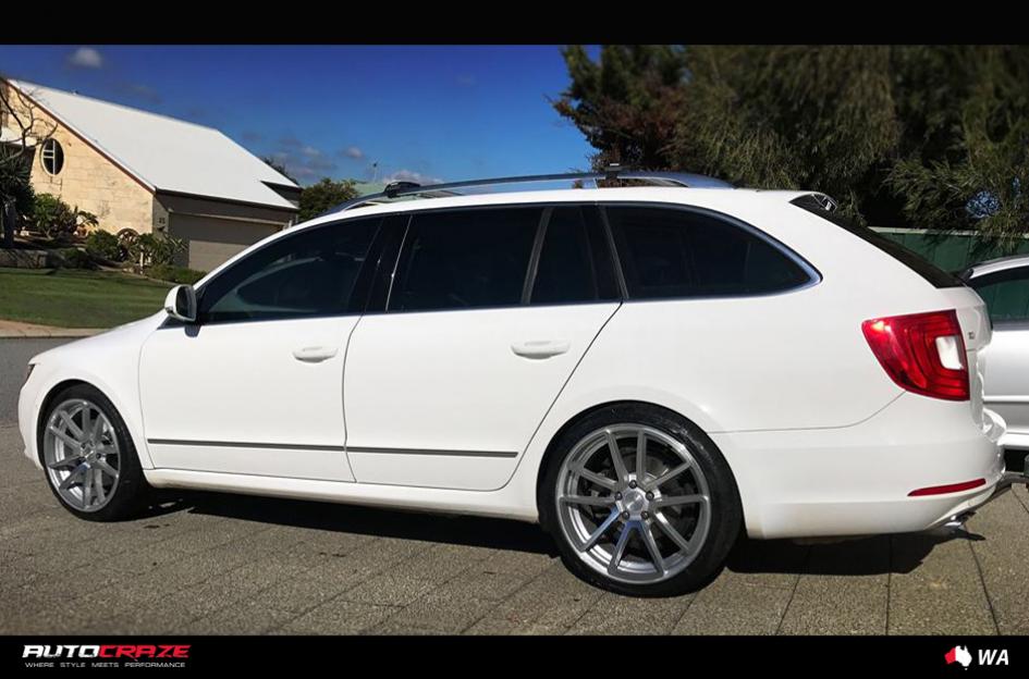 SKODA SUPERB SPF SILVER MACHINED FACE